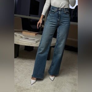 Zara Classic Blue Flare Jeans